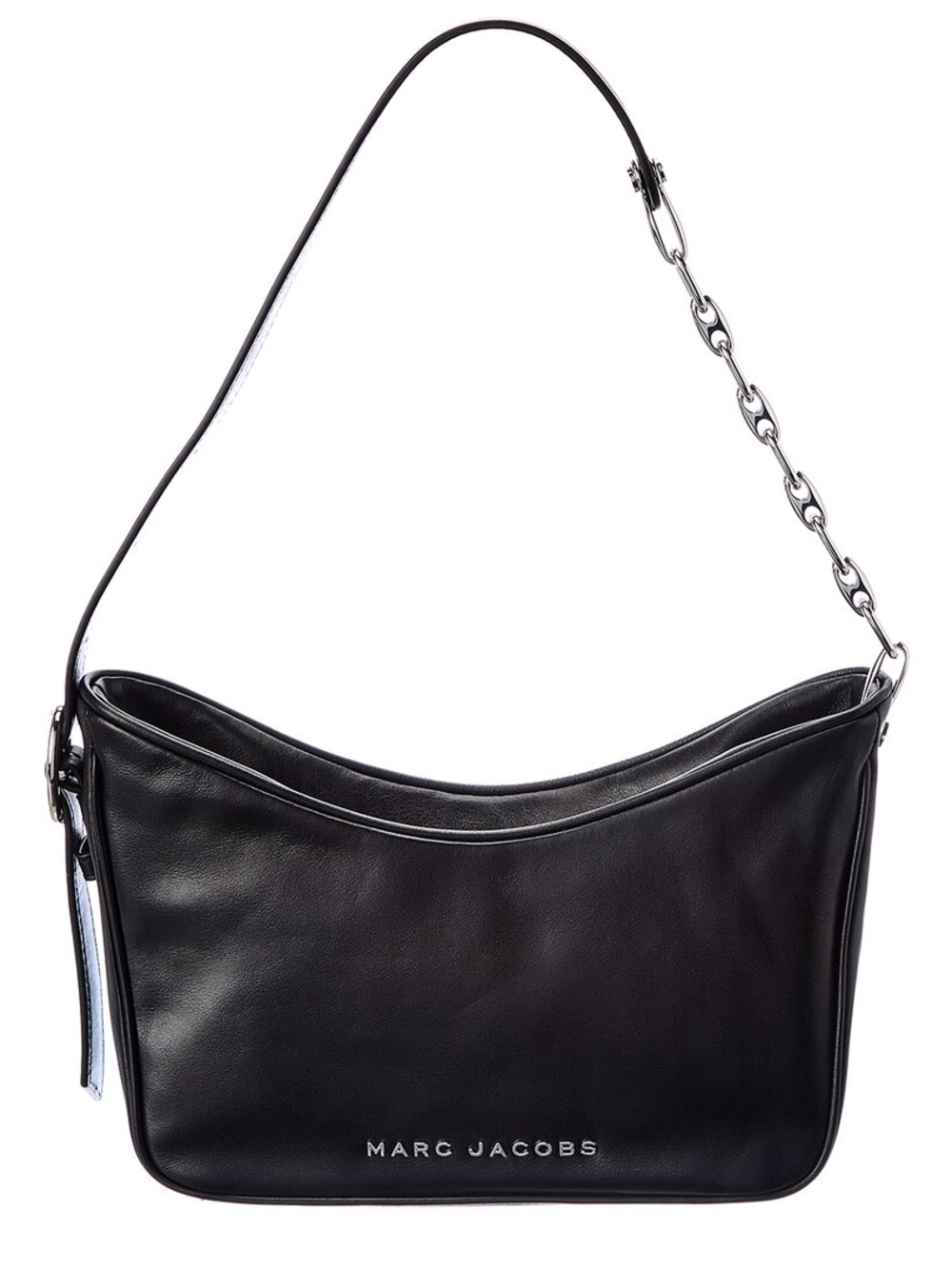 Marc Jacobs Tempo Small Black Leather Hobo Bag